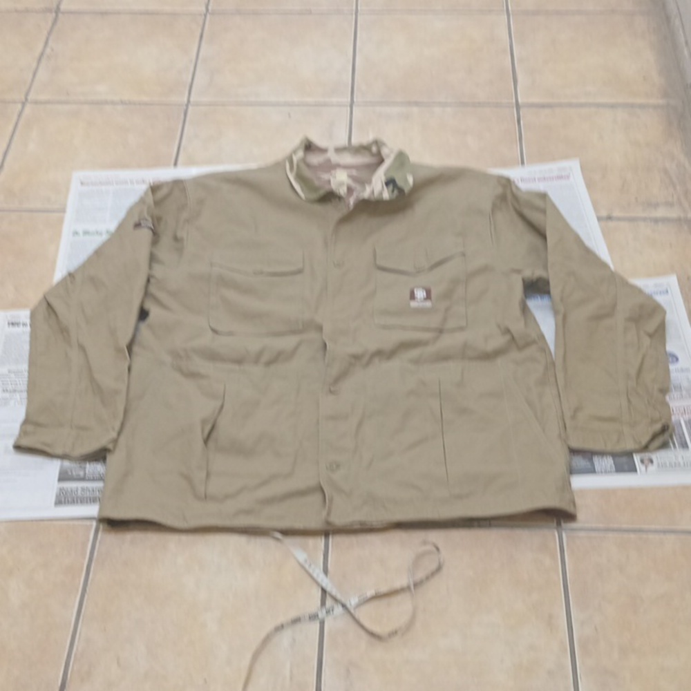 Mens State Property Canvas Jacket Light Brown 2xl..CLOSET CLEAROUT SALE